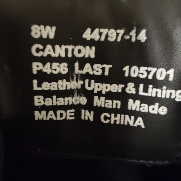 Like New - The Drew Canton Black Leather Shoes, 8W - Picture 7 of 13